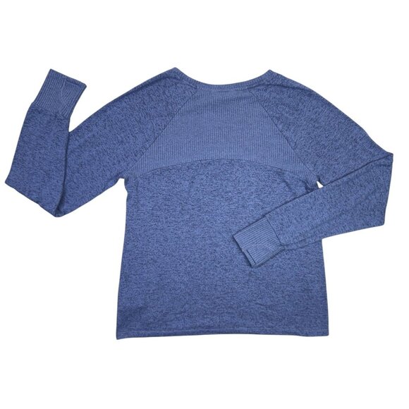 Athleta Girl Sweater Top Size XXL 16 2XL Blue Up For The Challenge Long Sleeve - Picture 2 of 9